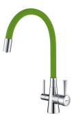 Смеситель для кухни LEMARK Comfort LM3075C-Green с подключением к фильтру с питьевой водой
