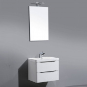 Комплект мебели BelBagno Ancona-N 60 bianco lucido подвесная (ANCONA-N-600-2C-SO-BL+EA-600-LVB+SPC-1A-DL-BL-600)