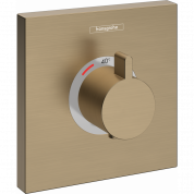 Термостатический смеситель для душа (внешняя часть) Hansgrohe Select Highflow 15760140 шлифованная бронза