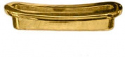 BB39-TC-ORO Декоративная накладка на отверстие перелива для ванны, изогнутое Золото