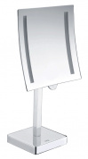 Зеркало WasserKraft K-1007 с LED-подсветкой, 3-х кратным увеличением