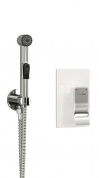 Гигиенический душ со смесителем WasserKraft Aller A010656WHITE со шлангом 100 см