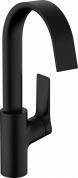 Смеситель для раковины Hansgrohe Vivenis 210 75030670 с донным клапаном push open, матовый черный