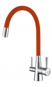 Смеситель для кухни LEMARK Comfort LM3075C-Orange с подключением к фильтру с питьевой водой