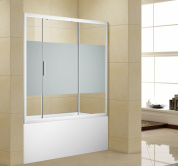 Шторка для ванны Aquanet Practic AE10-B-150H150U-CP прозрачное стекло