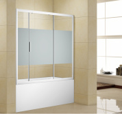 Шторка для ванны Aquanet Practic AE10-B-170H150U-CP прозрачное стекло