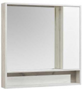Шкаф-зеркало Aquaton Флай 1A237802FAX10 белый/дуб