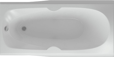 Акриловая ванна Aquatek Европа 180х80 EVR180-0000041 без гидромассажа, с фронтальным экраном (слив слева, вклеенный каркас)