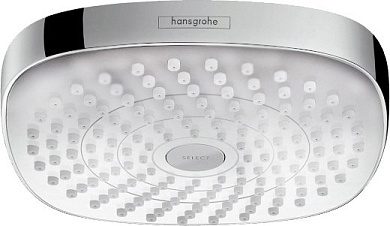 Верхний душ Hansgrohe Croma Select E 180 2jet (белый/хром) 26524400