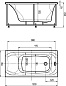 Акриловая ванна Aquatek Альфа 170x70 без гидромассажа, с фронтальным экраном (слив справа)