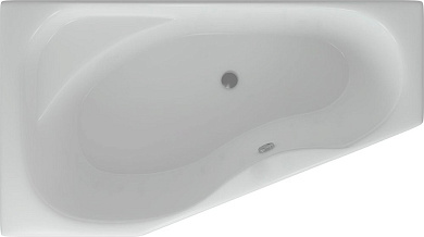 Акриловая ванна Aquatek Медея 170х95 см MED180-0000055 левая, без гидромассажа, c фронтальным экраном (сборно-разборный каркас)
