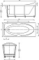 Акриловая ванна Aquatek Европа 180х80 EVR180-0000041 без гидромассажа, с фронтальным экраном (слив слева, вклеенный каркас)