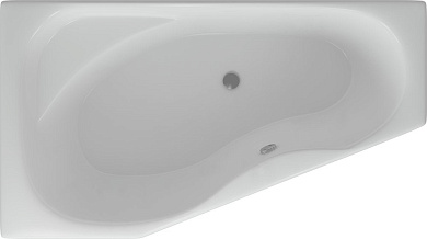 Акриловая ванна Aquatek Медея 170x95 MED180-0000037 левая, без гидромассажа, с фронтальным экраном (вклеенный каркас)