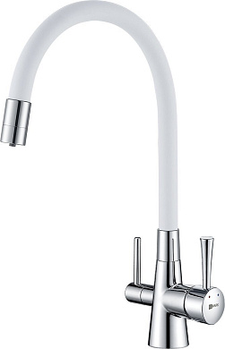 Смеситель LEMARK Comfort LM3075C-White для кухни  с подключением к фильтру с питьевой водой