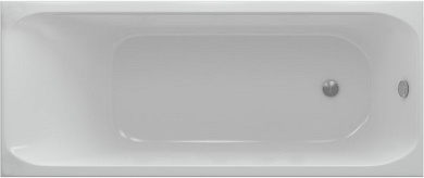 Акриловая ванна Aquatek Альфа 140 ALF140-0000024 без гидромассажа, с фронтальным экраном (слив справа)