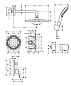 Душевой набор Hansgrohe ShowerSet Crometta E/Logis 27957000 хром